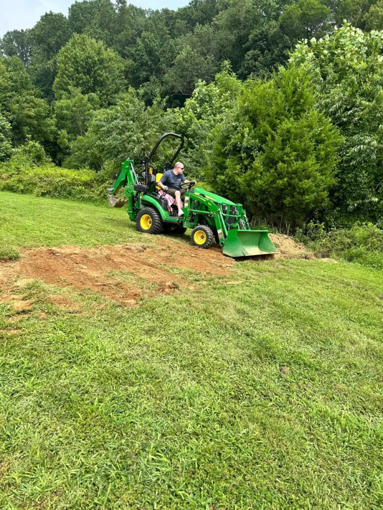 yard grading & buried downspouts maryland & virginia (3)