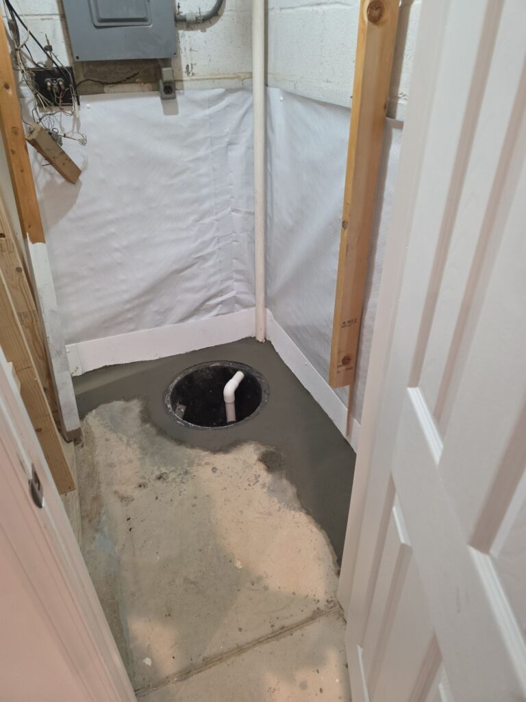 basement waterproofing - sump pump
